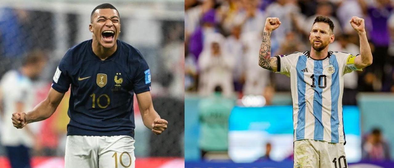 Mbappé y Messi son los principales protagonistas de la final