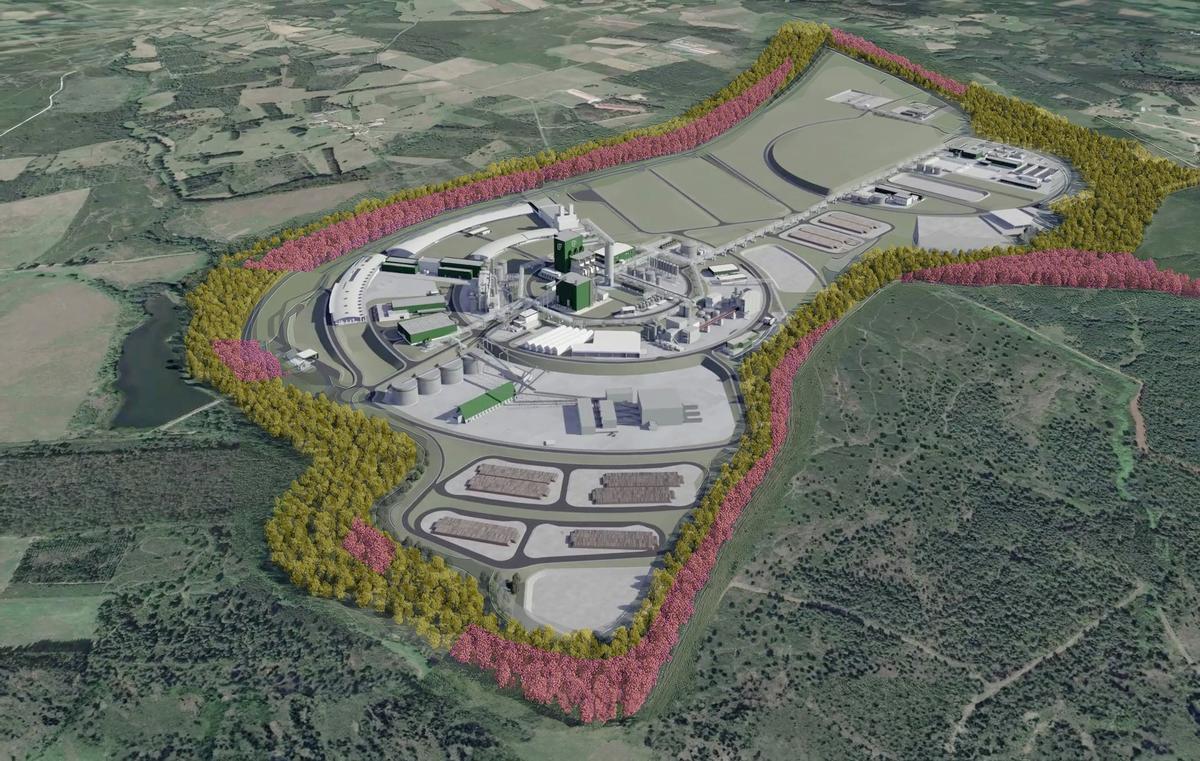 Proyecto Gama que planea Altri para Palas