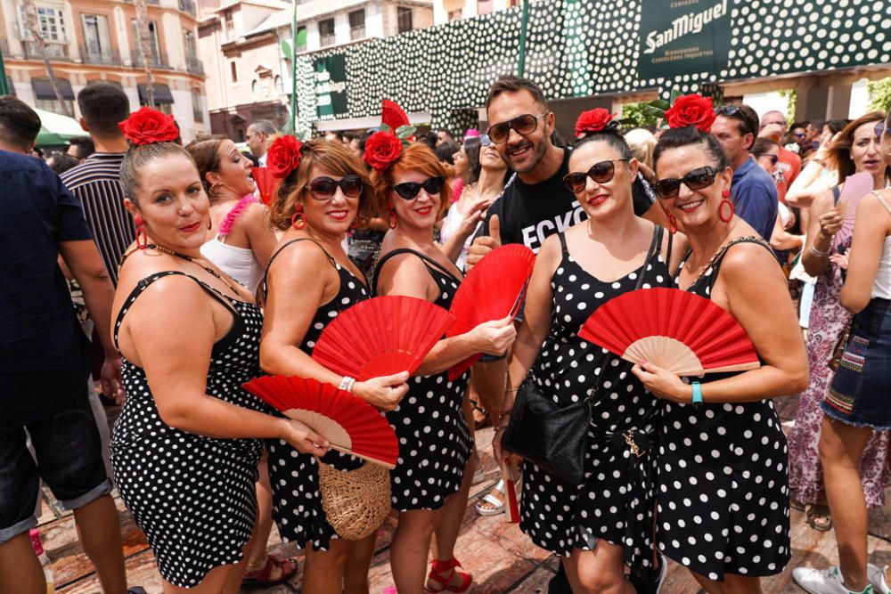 Último día de Feria en el Centro de Málaga