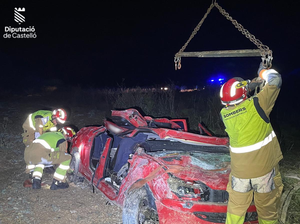 Accidente mortal entre Ares y Benassal.