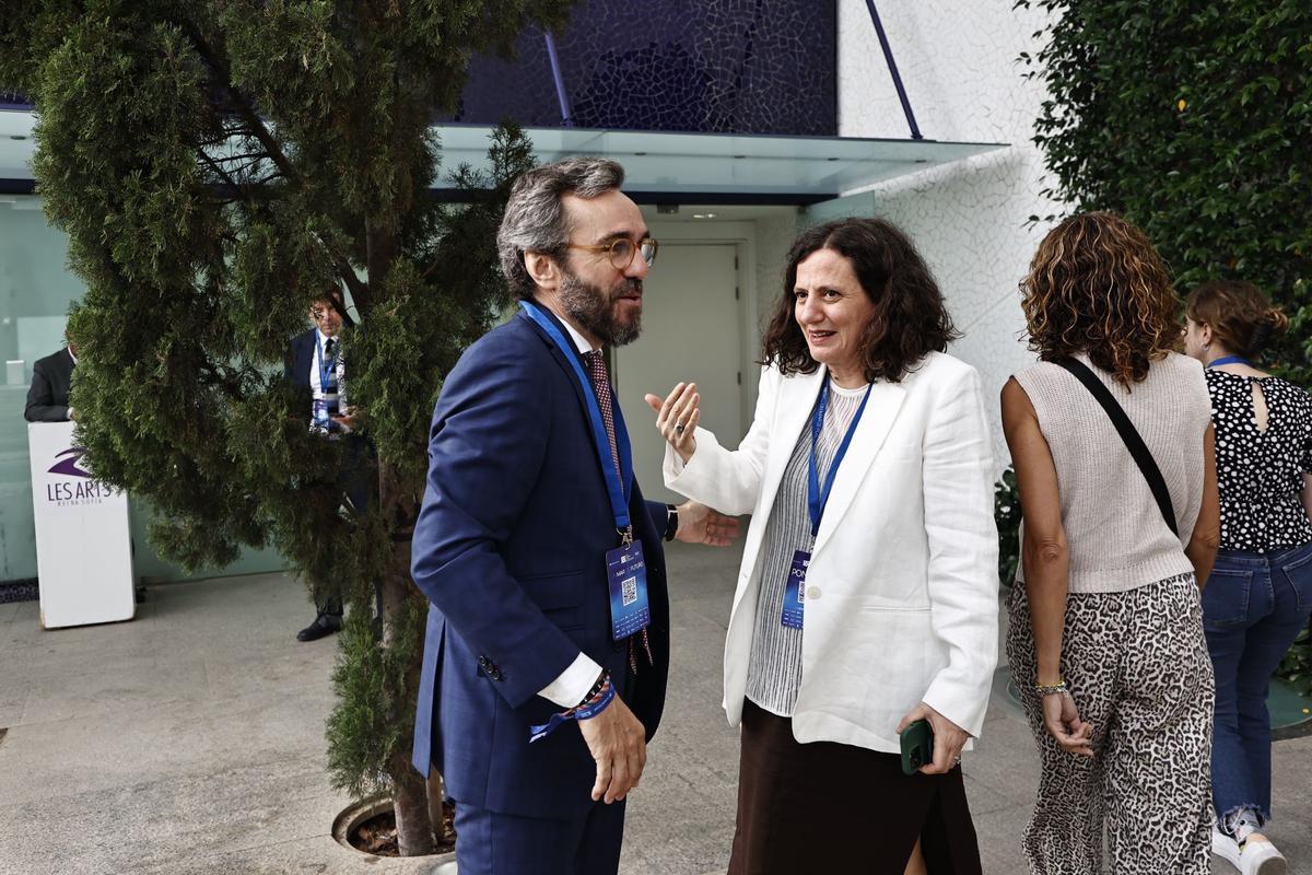 Ambiente en la segunda jornada del Foro del Mediterráneo