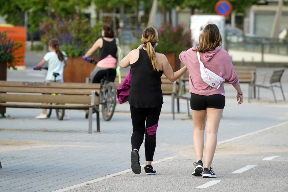 Girona es desconfina del coronavirus.