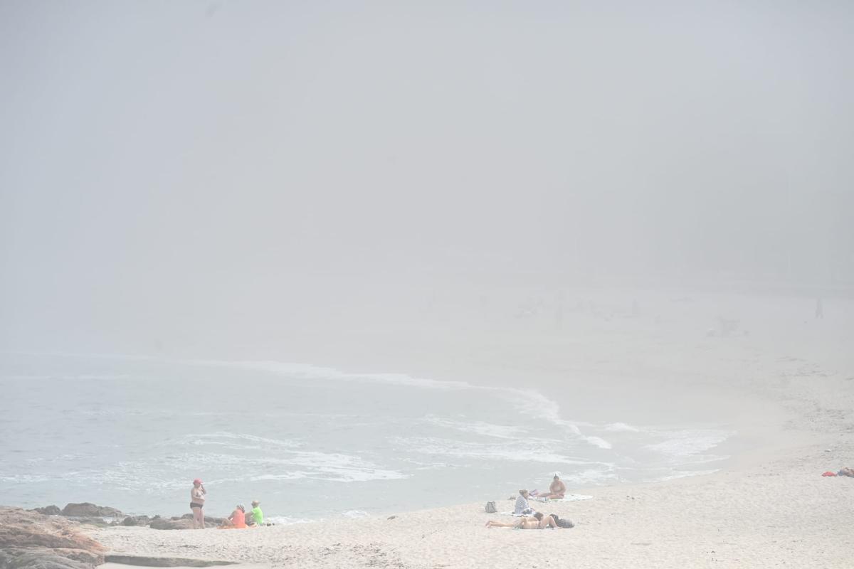 La niebla llega a A Coruña