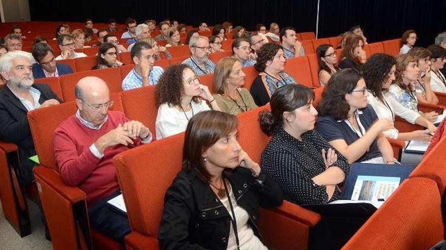 Parte de los asistentes a estas jornadas que concluyen hoy. // R.V.