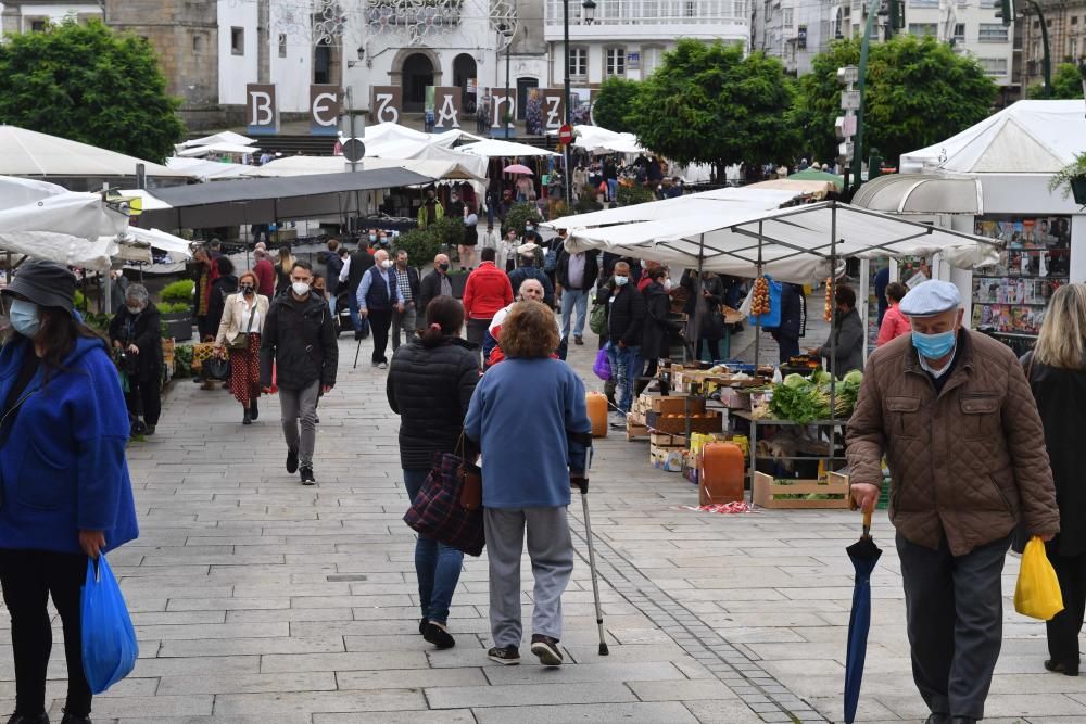 La pandemia puede con la feria de Betanzos