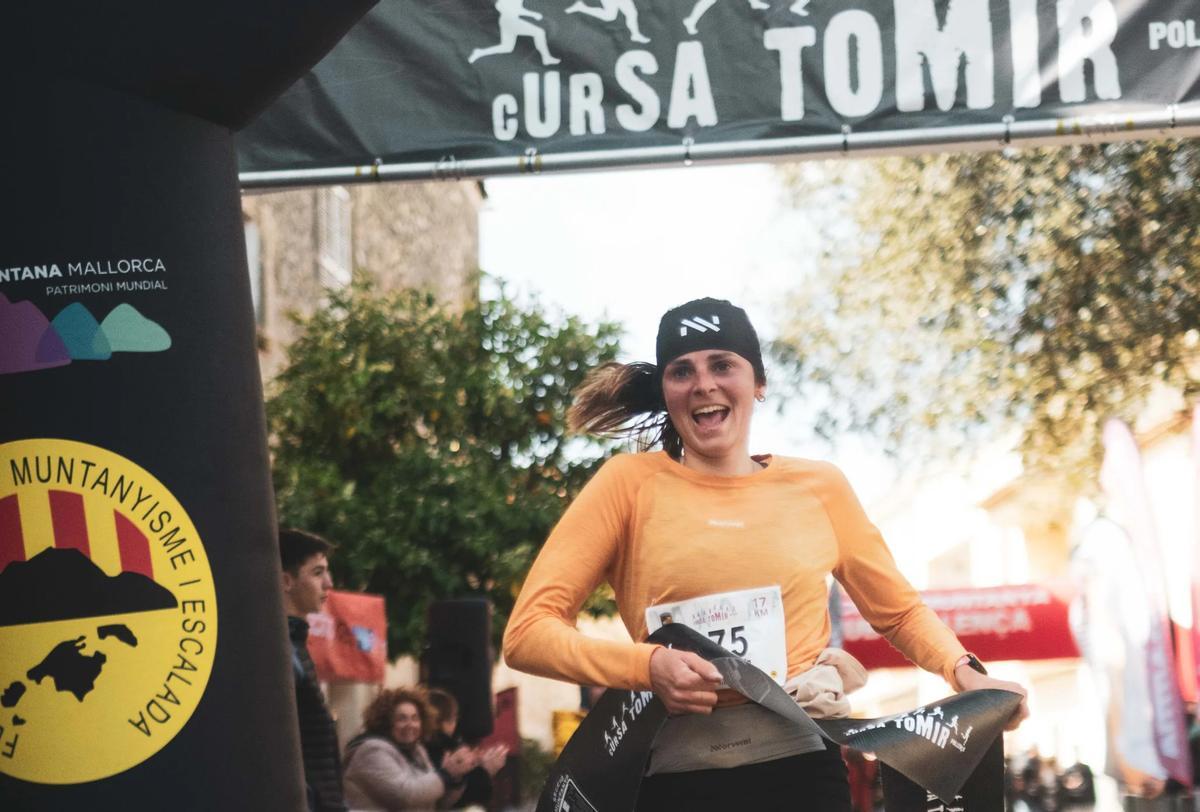 Lucille Germain, durante la Cursa Tomir