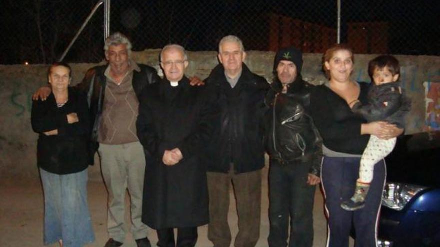 El obispo de Zamora visita Las Llamas