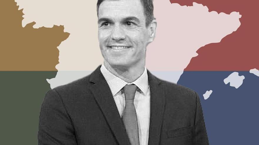 Sondeo GESOP: el nuevo Gobierno de Sánchez solo aprueba en Cataluña y el País Vasco