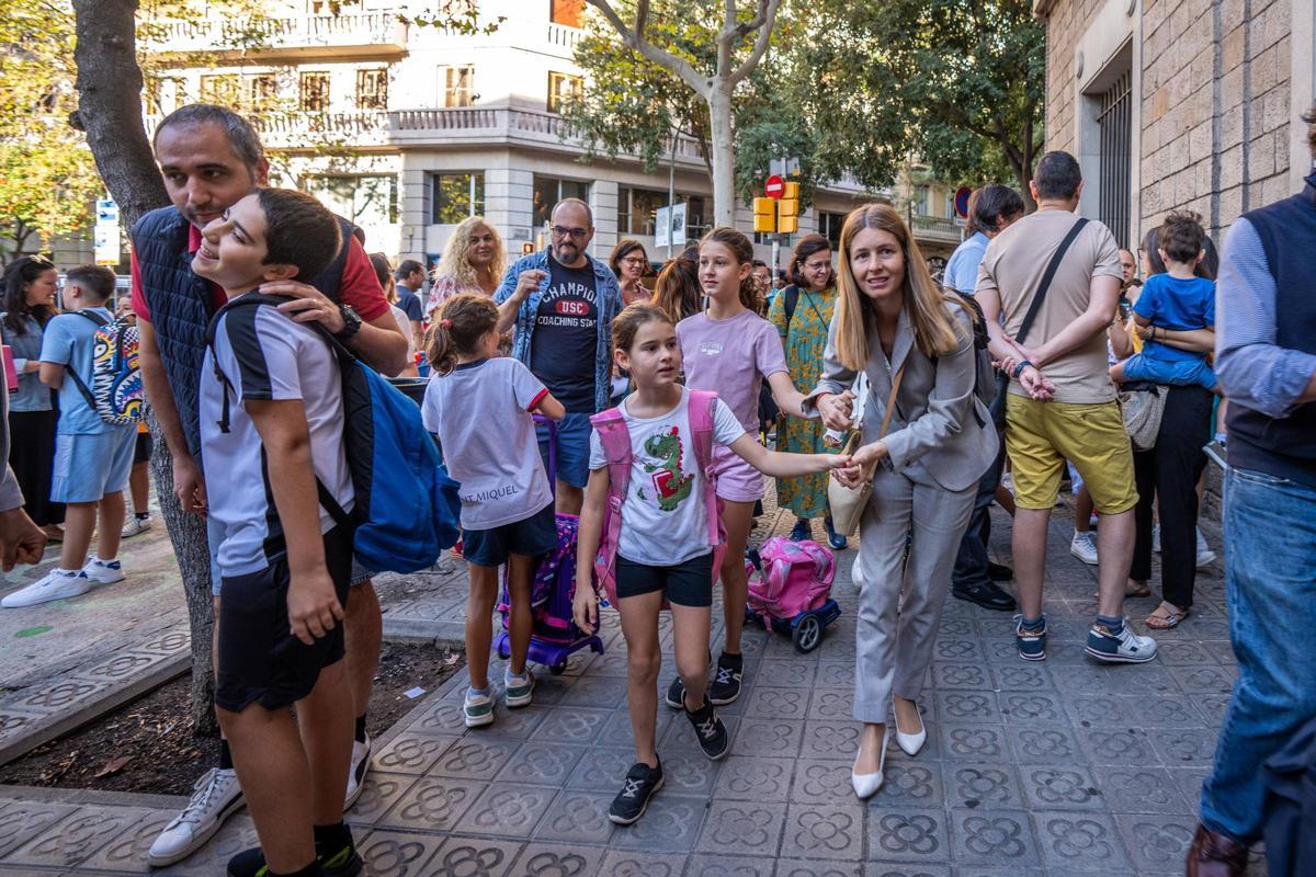 Vuelta al cole en la Escola Pia Sant Miquel de Barcelona