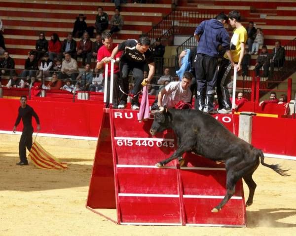 Vaquillas y rejones en la Feria San Jorge