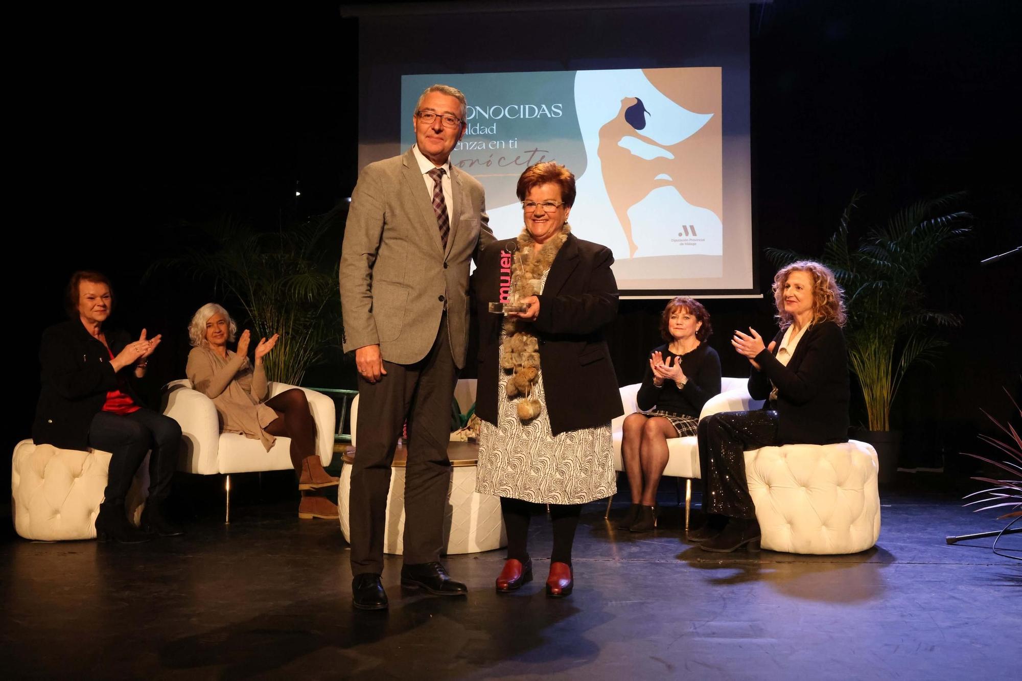 La Diputación de Málaga premia en su gala Reconocidas a nueve mujeres