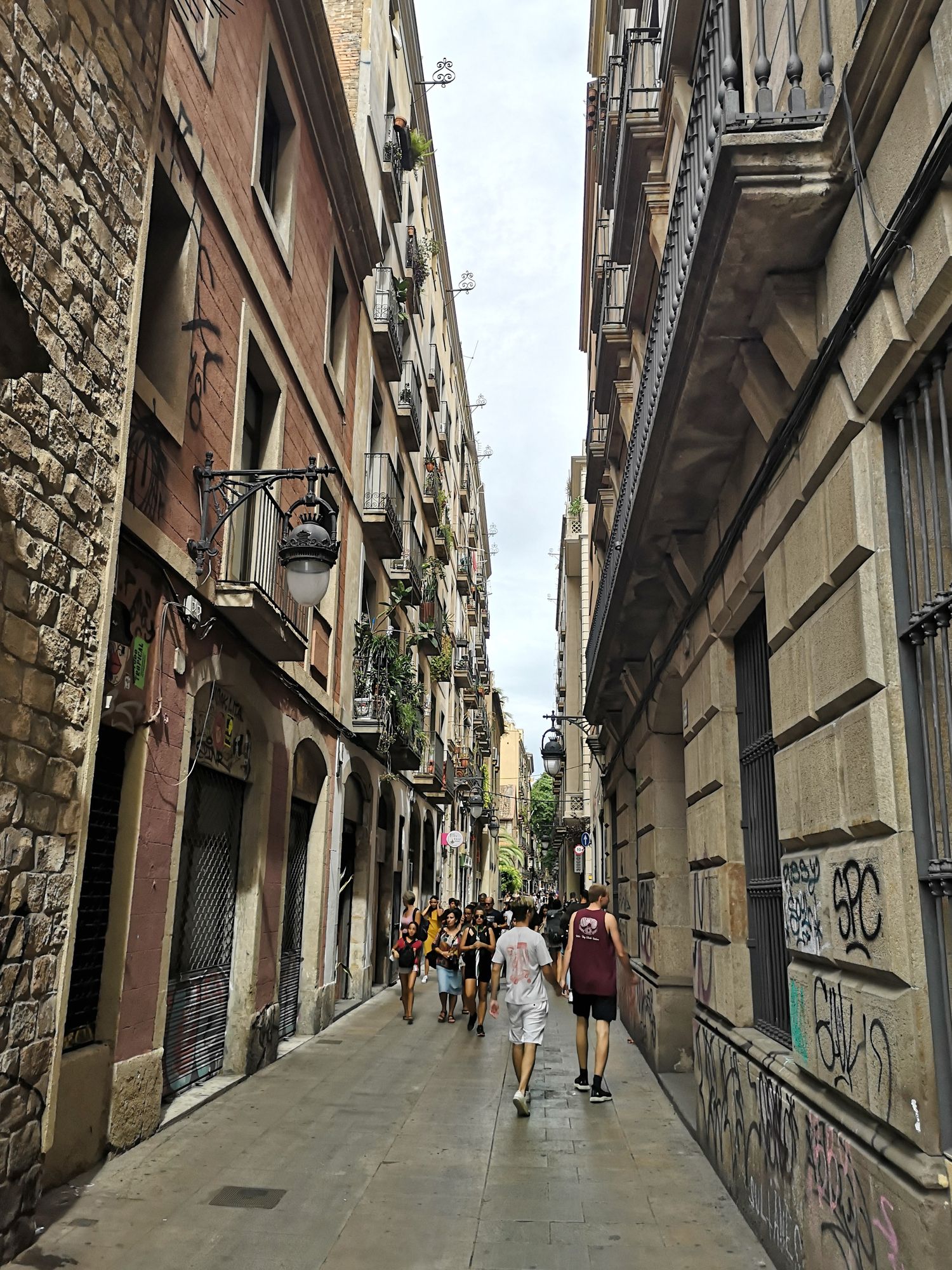 Una calle del Raval, antes conocido como Barrio Chino