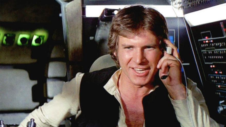 Harrison Ford como Han Solo.