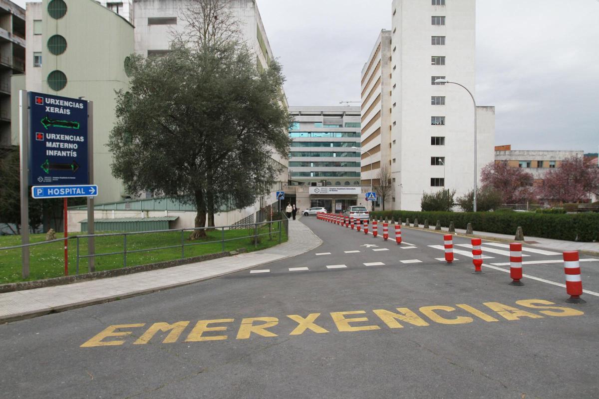 Complejo Hospitalario de Ourense donde estuvo ingresada la pequeña.