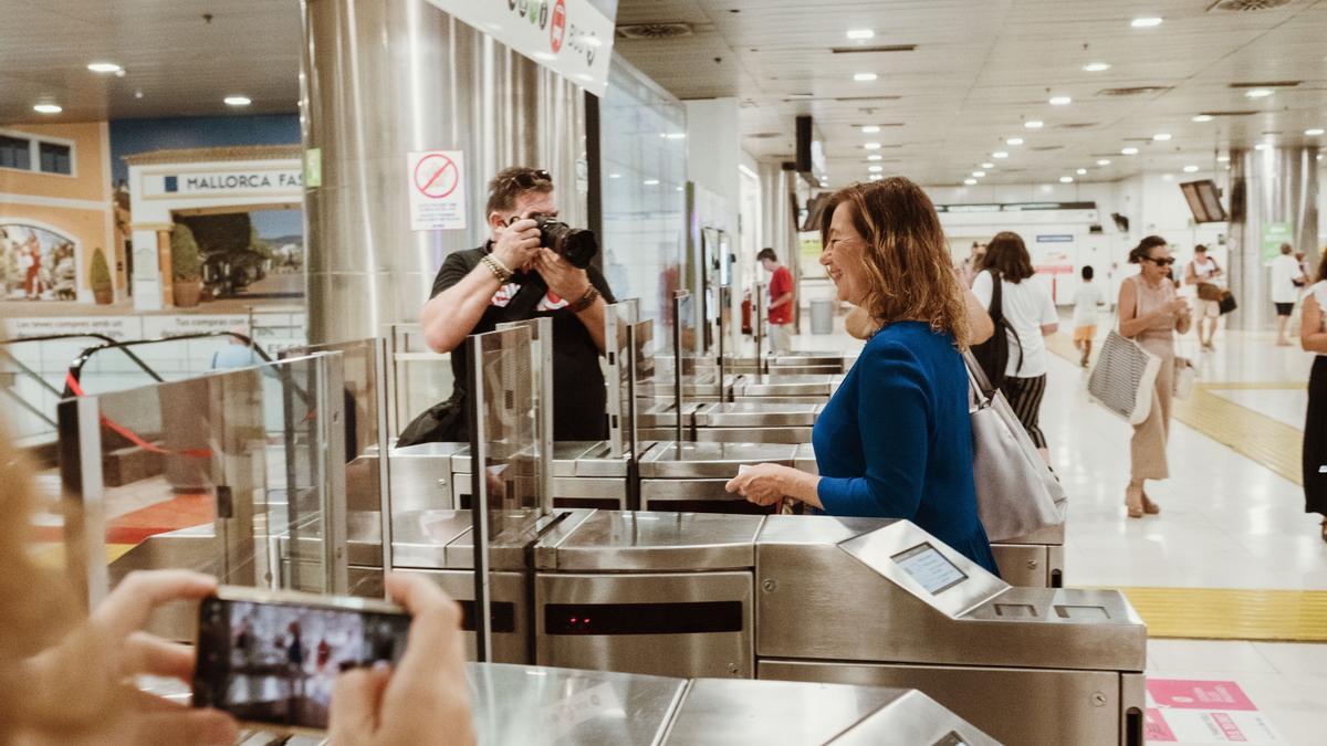 Primer día de tren gratis en Mallorca