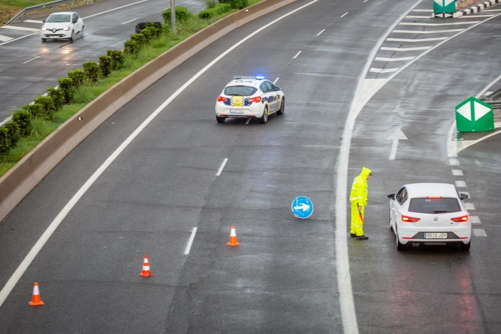 Cortada la CV-31 en Paterna