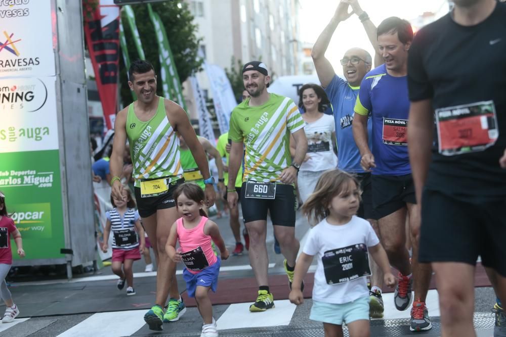 Nuevo éxito de la carrera nocturna de As Travesas con más de 1.300 participantes