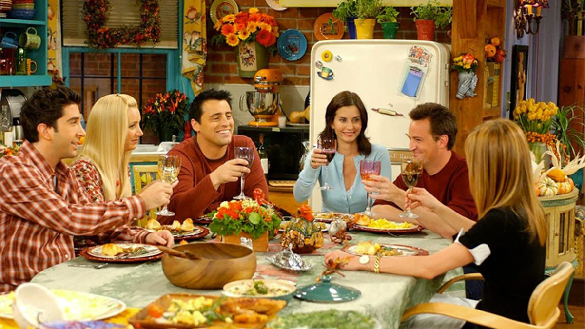 Cena en la serie 'Friends'