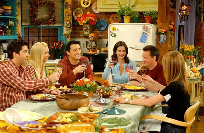 Cena en la serie 'Friends'