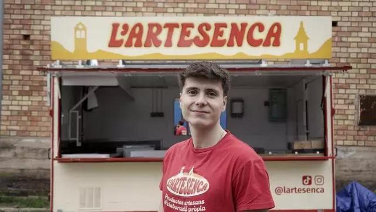 Ernest Aymerich, propietario de la churrería l'Artesenca