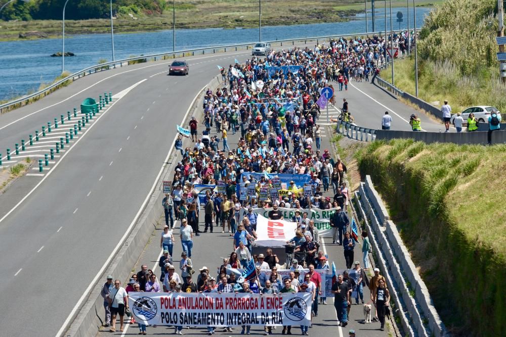 Cuentos de manifestantes se unieron a la protesta