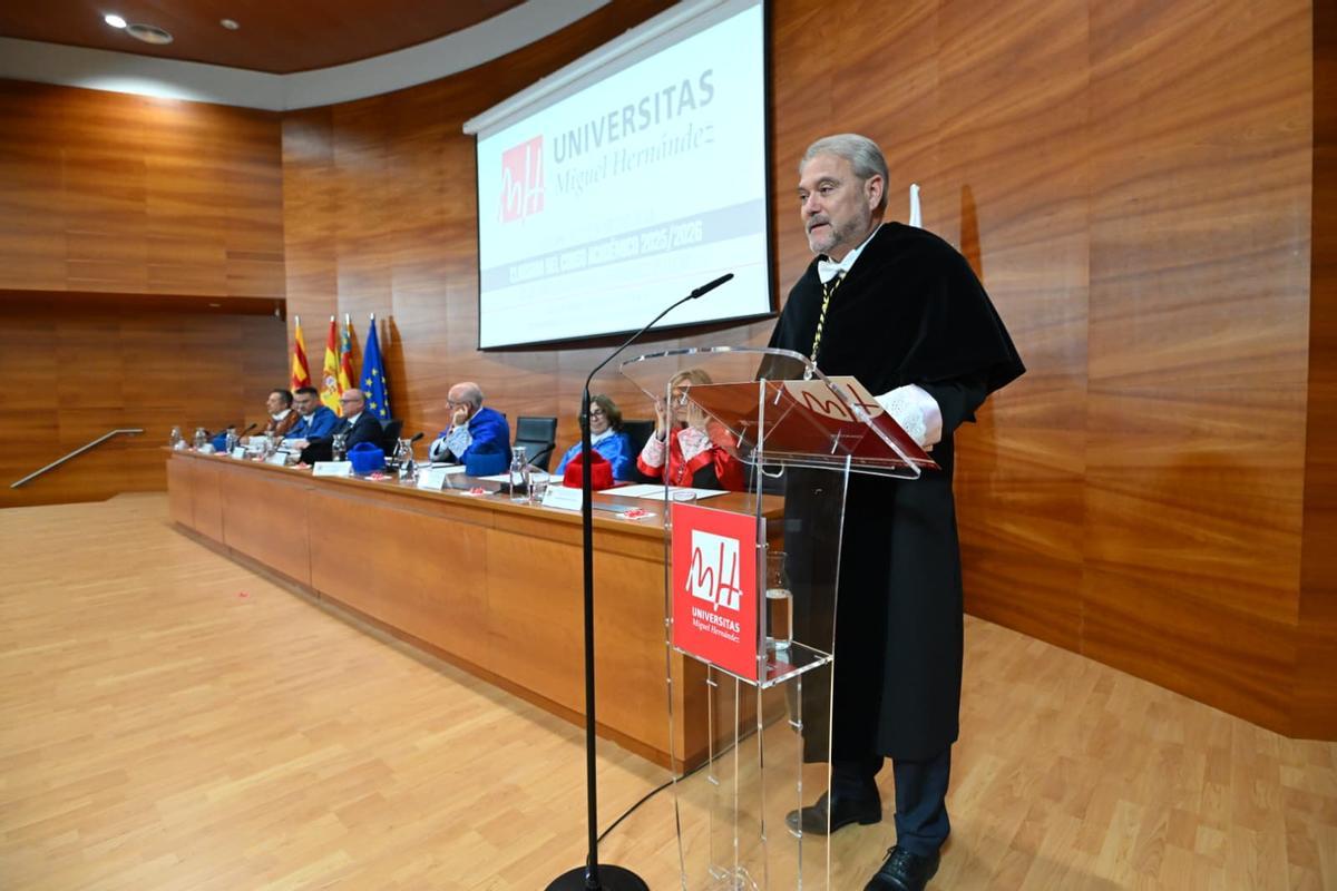 El rector destacó el espíritu emprendedor que surge desde la UMH de Elche