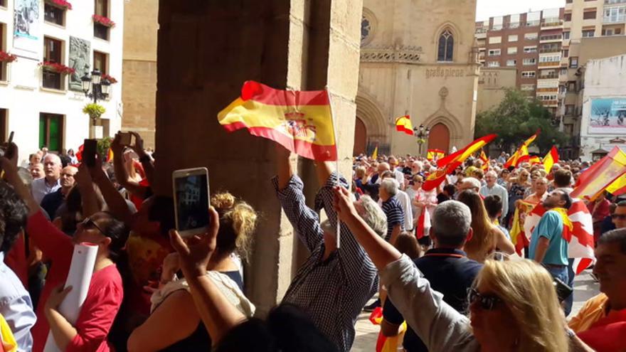 VÍDEO: Concentración por la unidad de España en Castellón