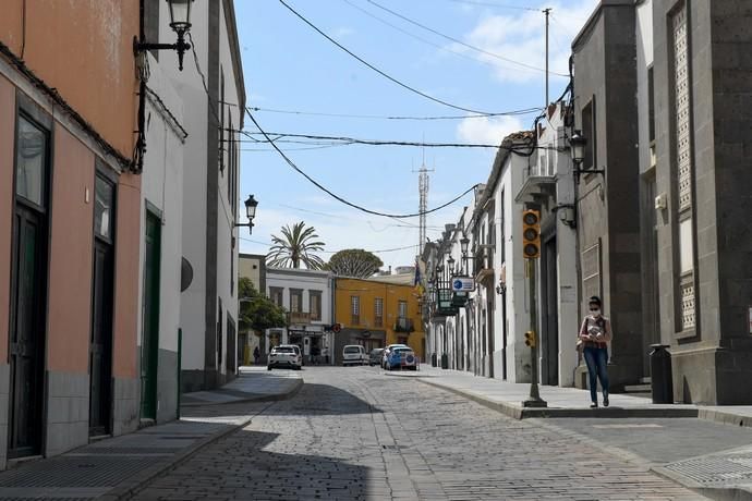 25-03-20 GRAN CANARIA. TELDE. TELDE. Recorrido por la ciudad de Telde para vera su desolación.   Fotos: Juan Castro.  | 25/03/2020 | Fotógrafo: Juan Carlos Castro