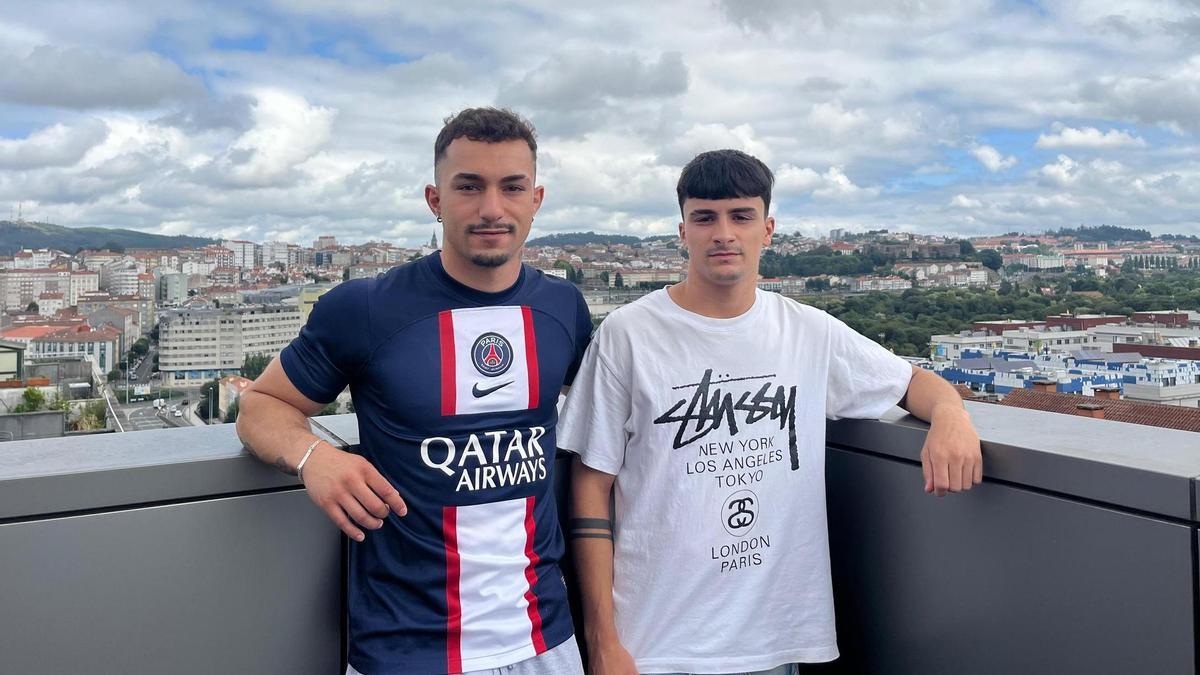 Lucas Ortins e Iago González, creadores de COMPA.