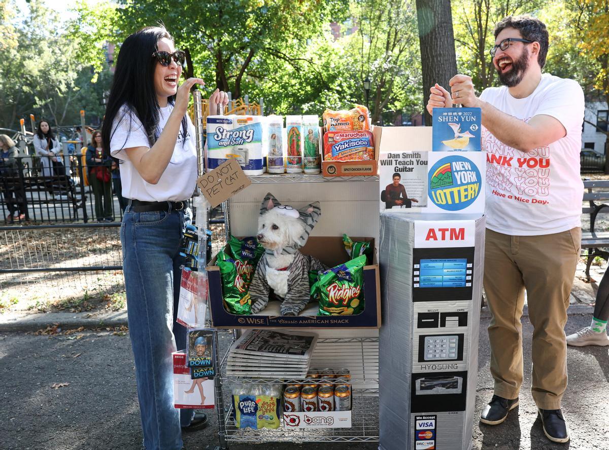 Desfile de disfraces de Halloween para perros en Nueva York