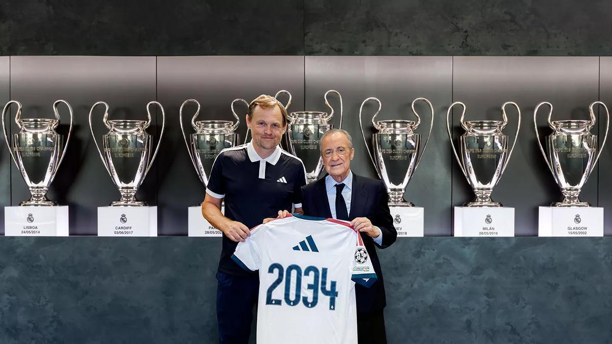 CAMISETA REAL MADRID | El Real Madrid renueva con Adidas hasta 2034