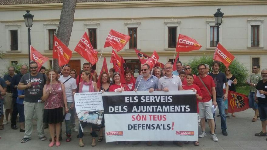 La concentración, esta mañana