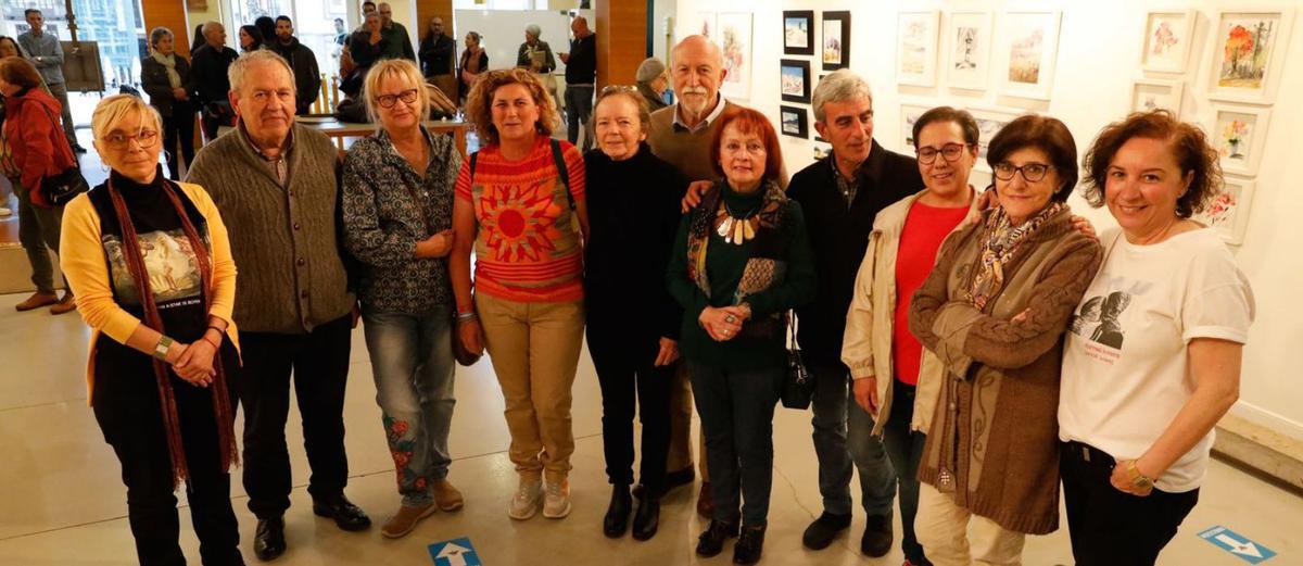 "Ab Origene" resume los trabajos en acuarela de Artes y Oficios | MARA VILLAMUZA