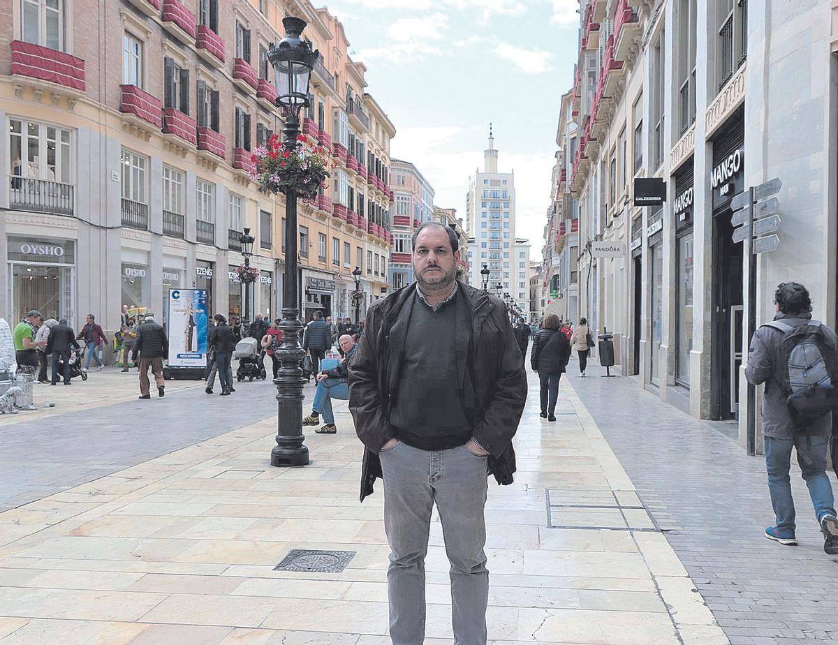 Carlos Carrera, presidente de la Asociación de Vecinos Centro Antiguo, en 2022.