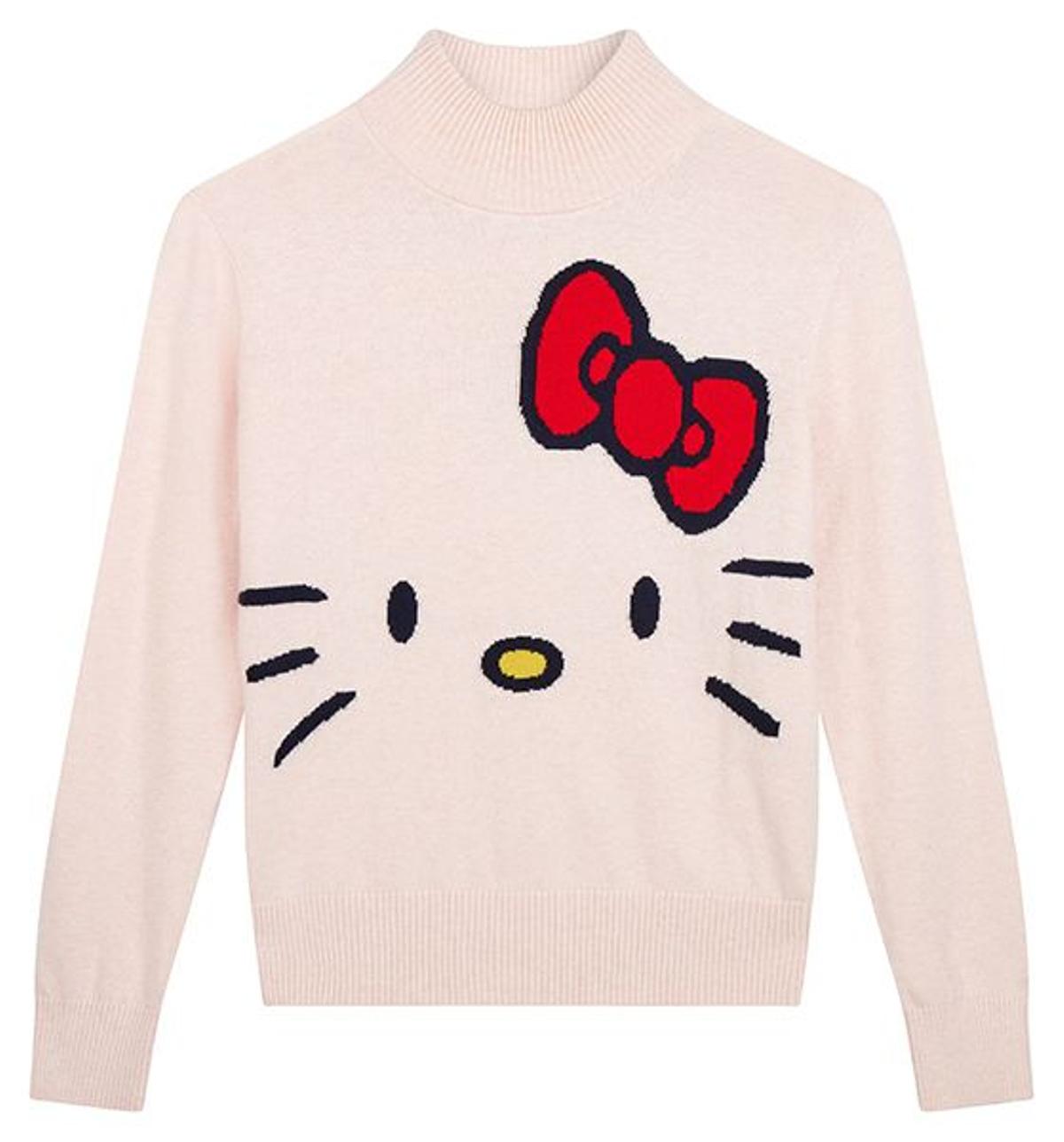 Jersey cuello vuelto de Asos x Hello Kitty