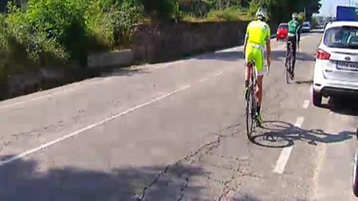 La Guardia Civil vigila a los ciclistas canarios