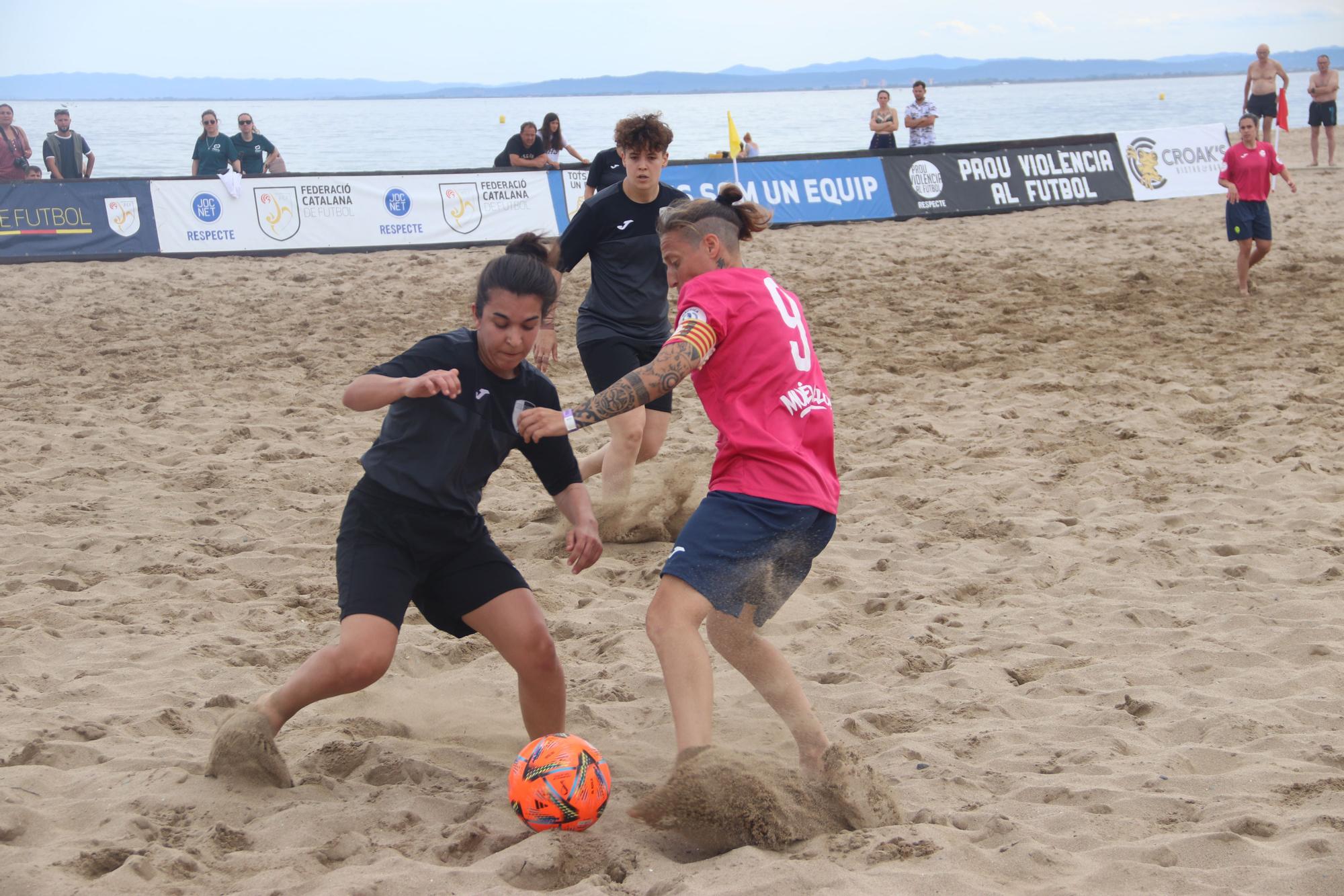 Campionats de Catalunya de futbol platja a Roses