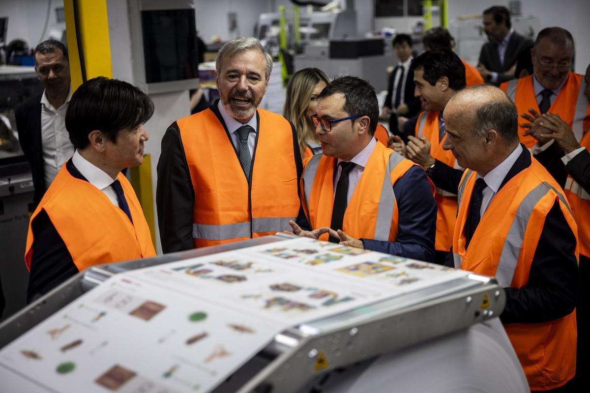 Edelvives ha presentado hoy su nueva rotativa digital, pionera en Europa, y de la mano de la empresa japonesa FujiFilm.