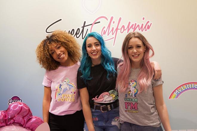 Sweet California en la presentación de #mylittleponyXtezenis