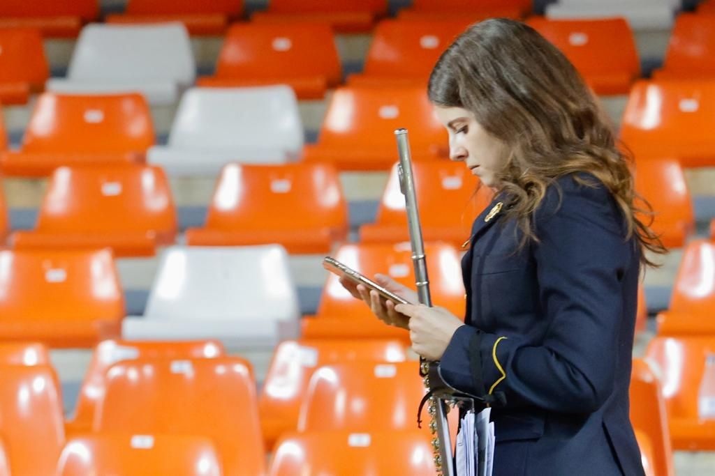 Banda de Música para amenizar el Valencia CF - Real Sociedad