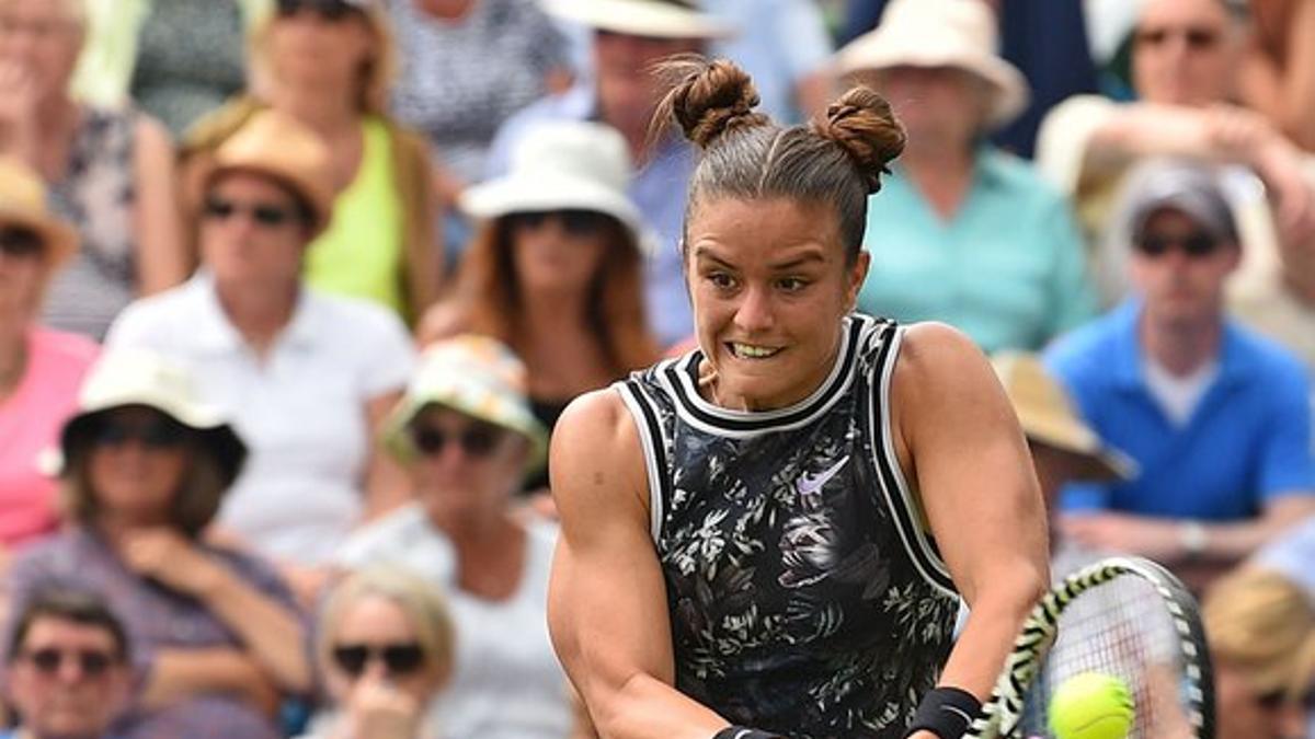 Maria Sakkari, durante un partido