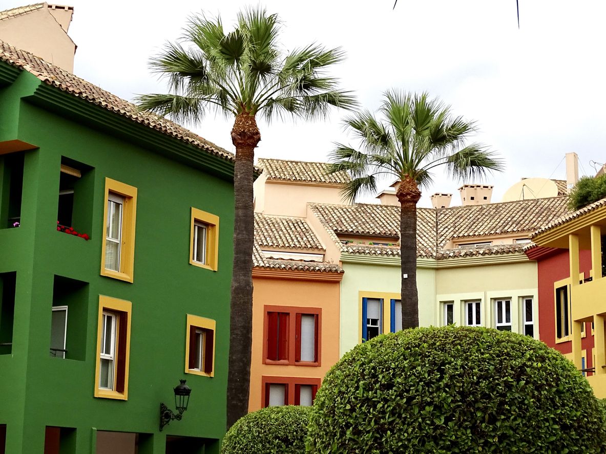 Casas coloridas de Sotogrande