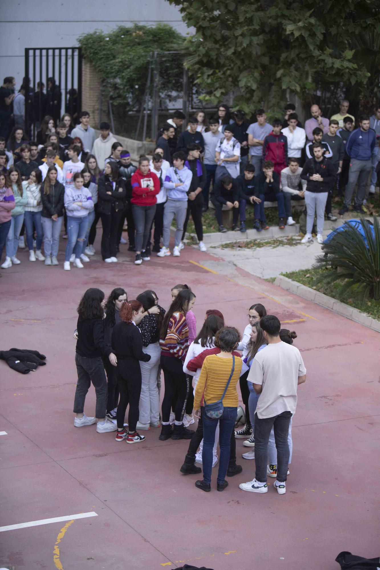 Una performance para visibilizar la lucha contra la violencia machista