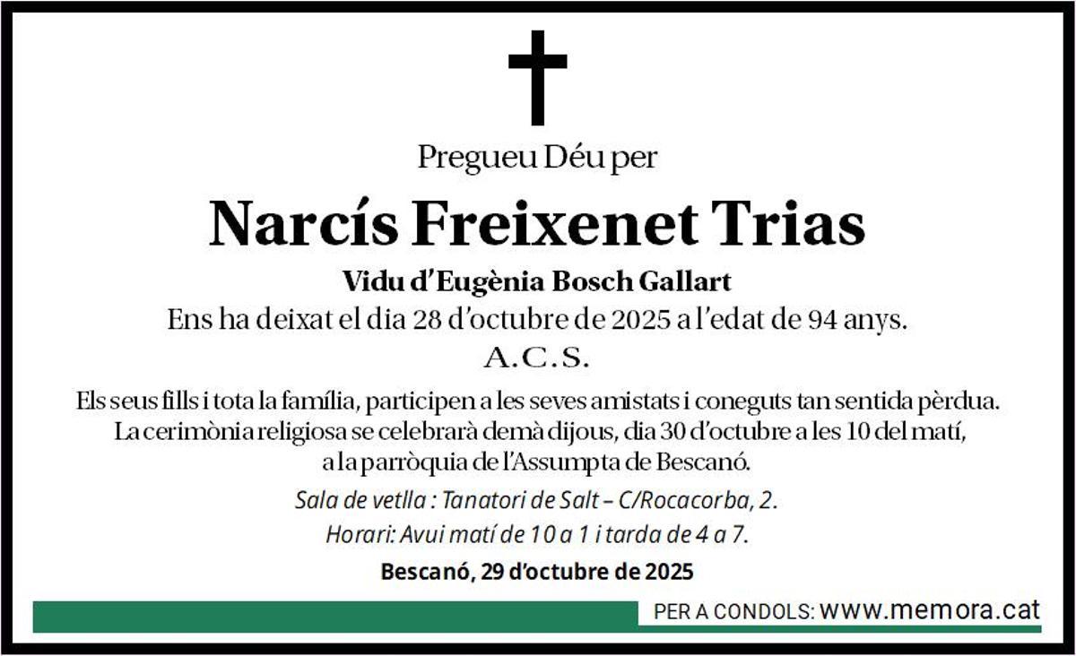 Narcís Freixenet Trias
