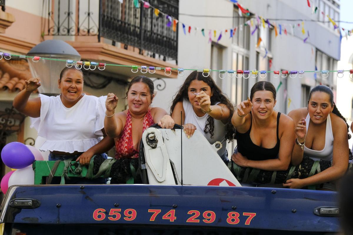 Día principal de las Fiestas de la Virgen de Guía. Batalla de flores