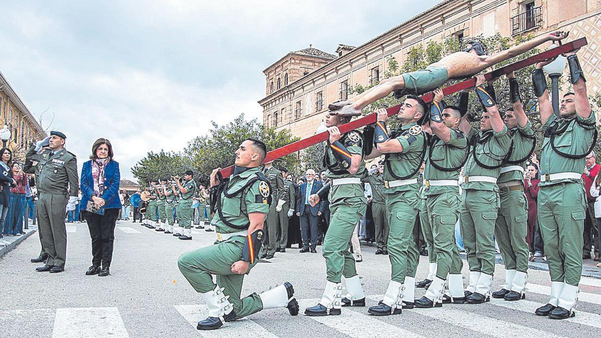 Uno de los momentos más emotivos que se vivieron durante el desfile.