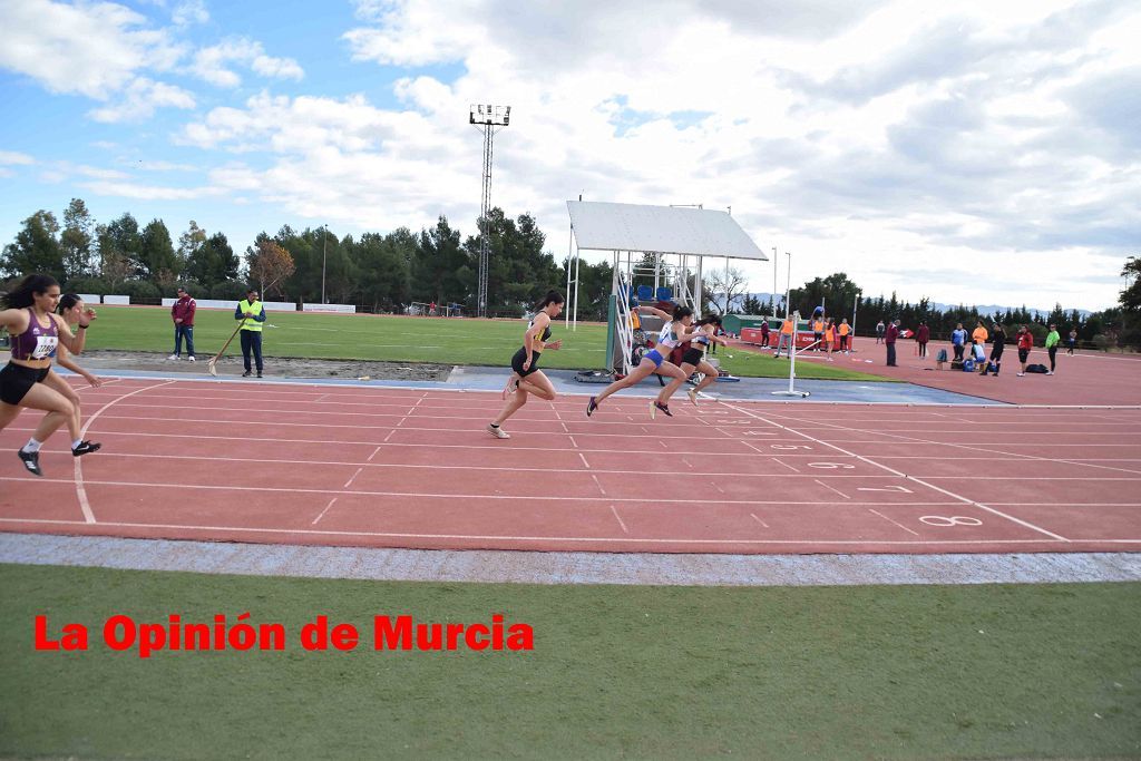 Regional absoluto y sub-23 de atletismo en Lorca (I)