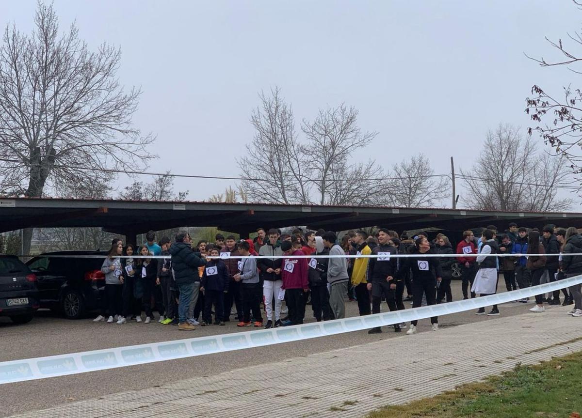 Los alumnos del IES Alfonso IX celebran su carrera solidaria a favor de Zamora con el Sáhara