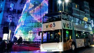 La Navidad de Vigo se motoriza: arranca el Nadal Bus