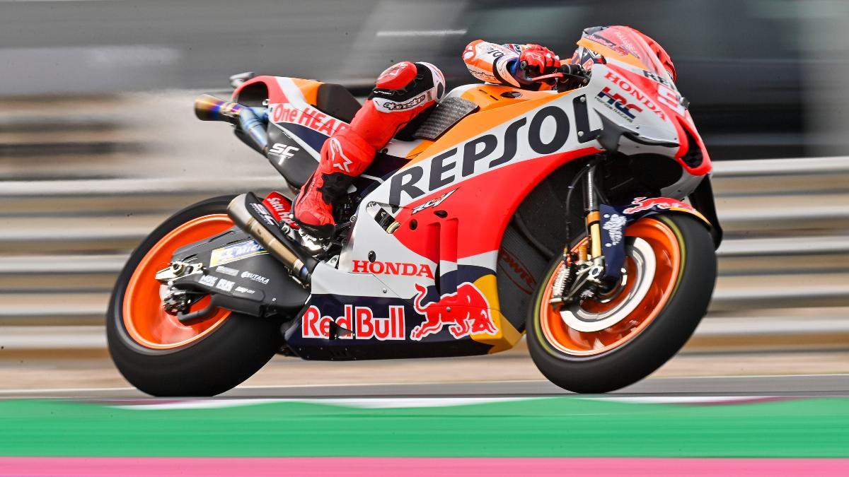 Marc Márquez, durante la primera carrera de la temporada